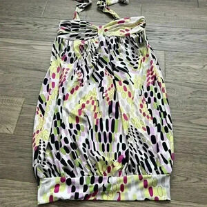 Johnny Martin | 90’s polka dot splat sleeveless  bubble dress